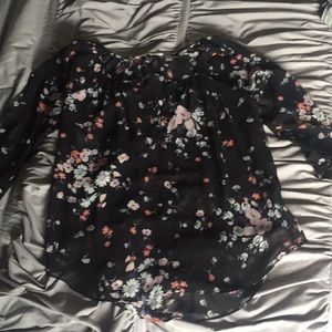 2/$5 Lauren Conrad sheer floral blouse